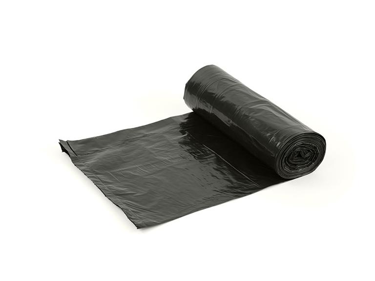Czarna torba foliowa LDPE